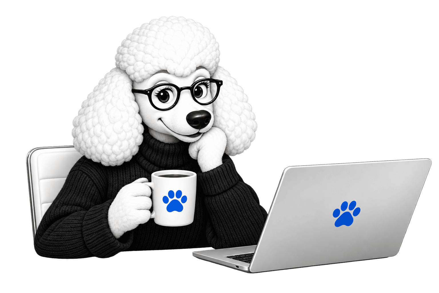 A PoodleCollective developer carrying out a technical review